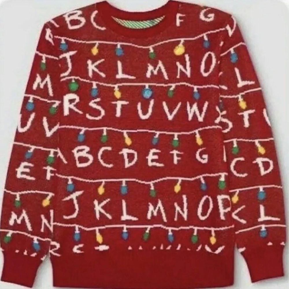 Stranger Things LED Light Up Netflix Ugly Christmas Target Exclusive